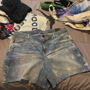 NWT Lane Bryant denim shorts size 20